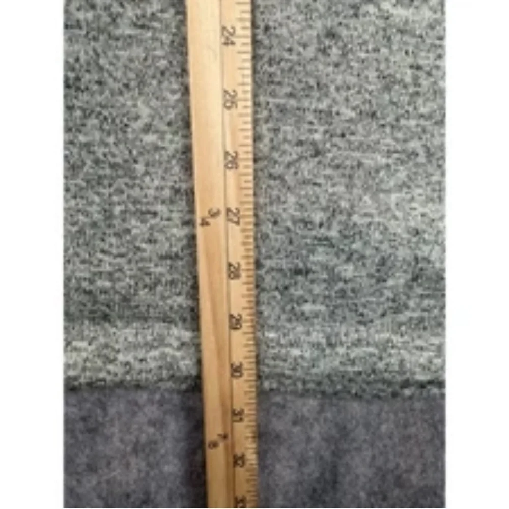 Beverly Hills Polo Club Sweater Men's L Gray Knit Fleece‎ Lined 1/4 Zip Pullover